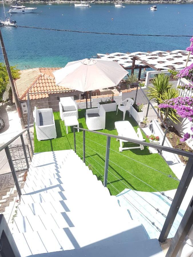 Waterfront Townhouse Sunset View With Garage Apartment Bigovo Bagian luar foto